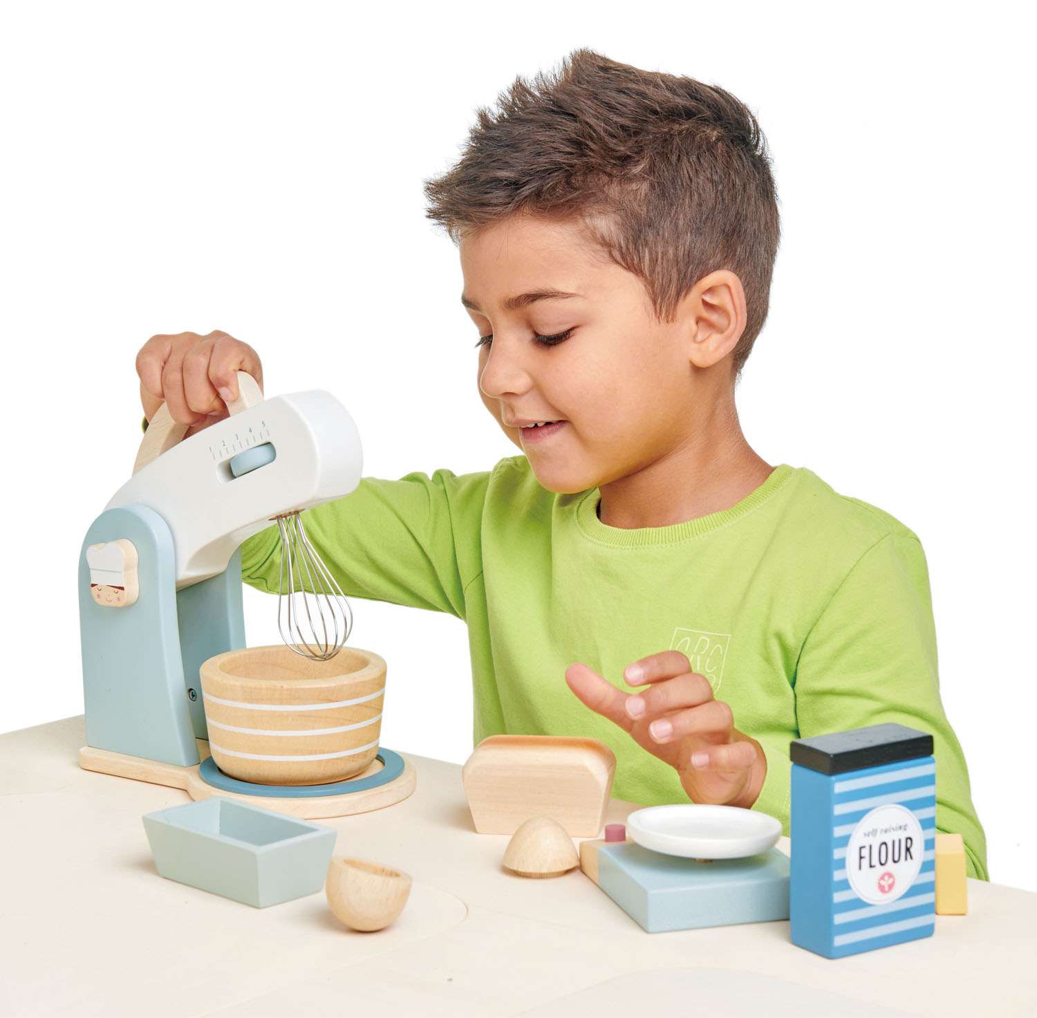 Tender Leaf Toys ของเล่นไม้ ของเล่นบทบาทสมมติ ชุดทำเบเกอรี่ที่บ้าน Home Baking Set