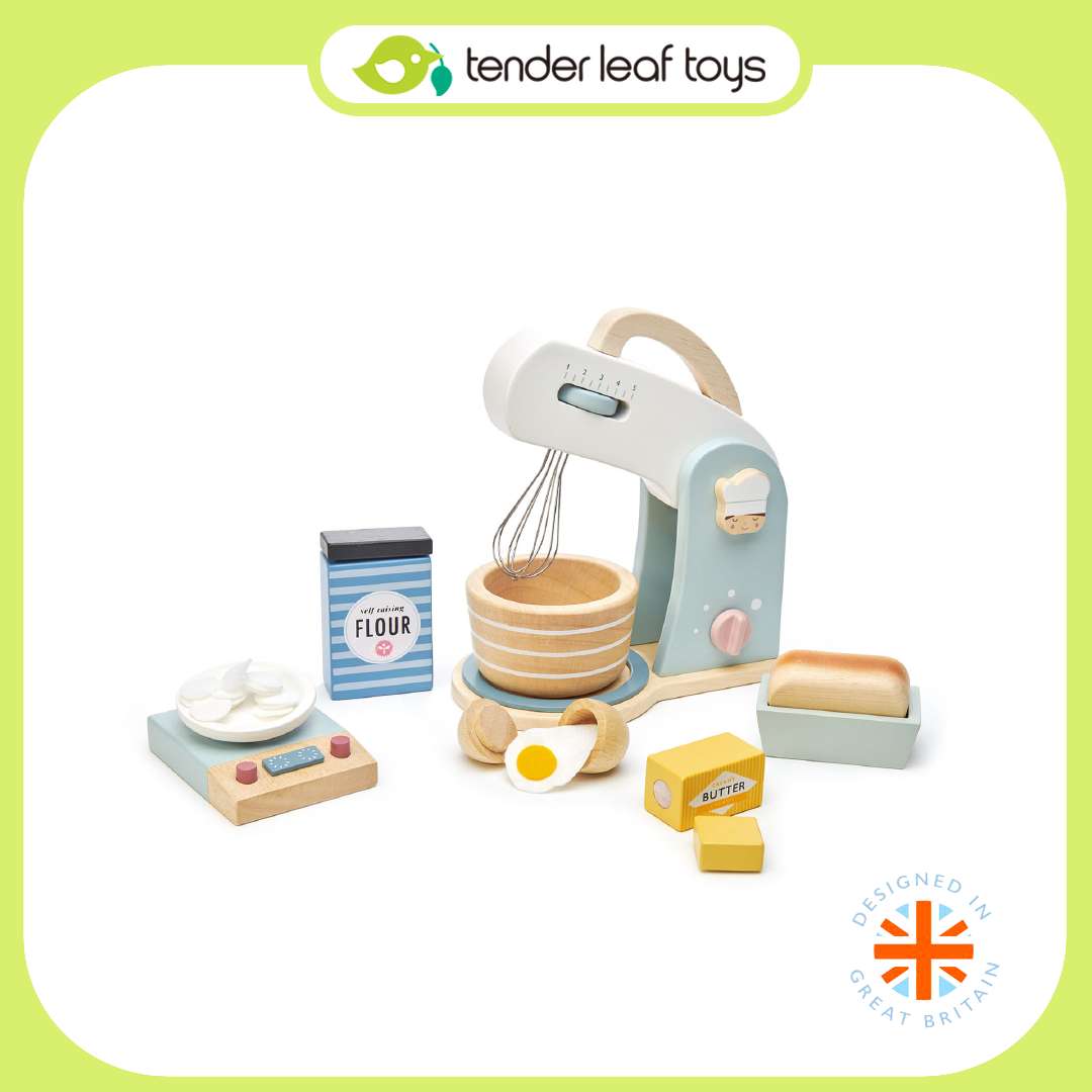 Tender Leaf Toys ของเล่นไม้ ของเล่นบทบาทสมมติ ชุดทำเบเกอรี่ที่บ้าน Home Baking Set