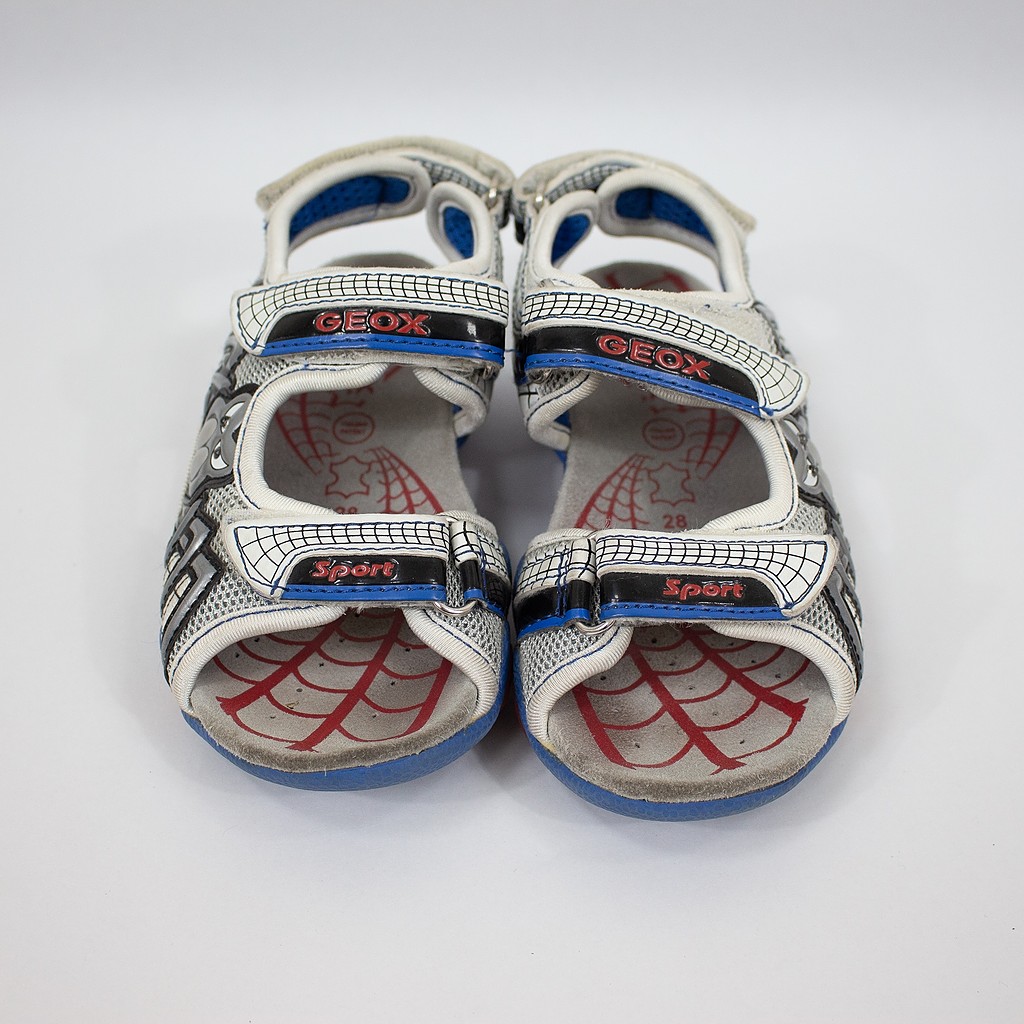 Geox sport Sandal Strike G White/Lt Blue ไซส์ 18.5 CM