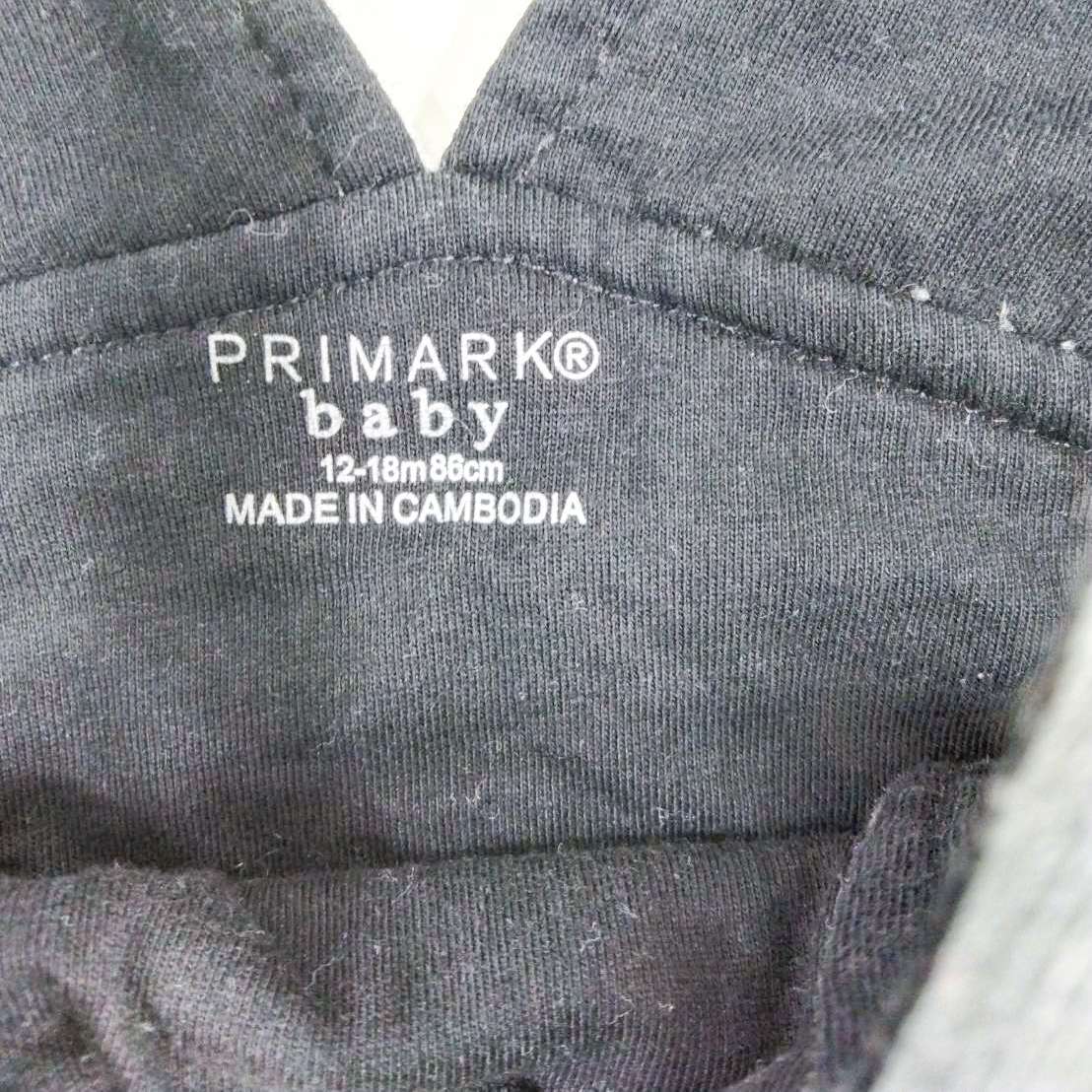 PRIMARK baby ชุดเอี้ยมสีเทา 12-18 m 