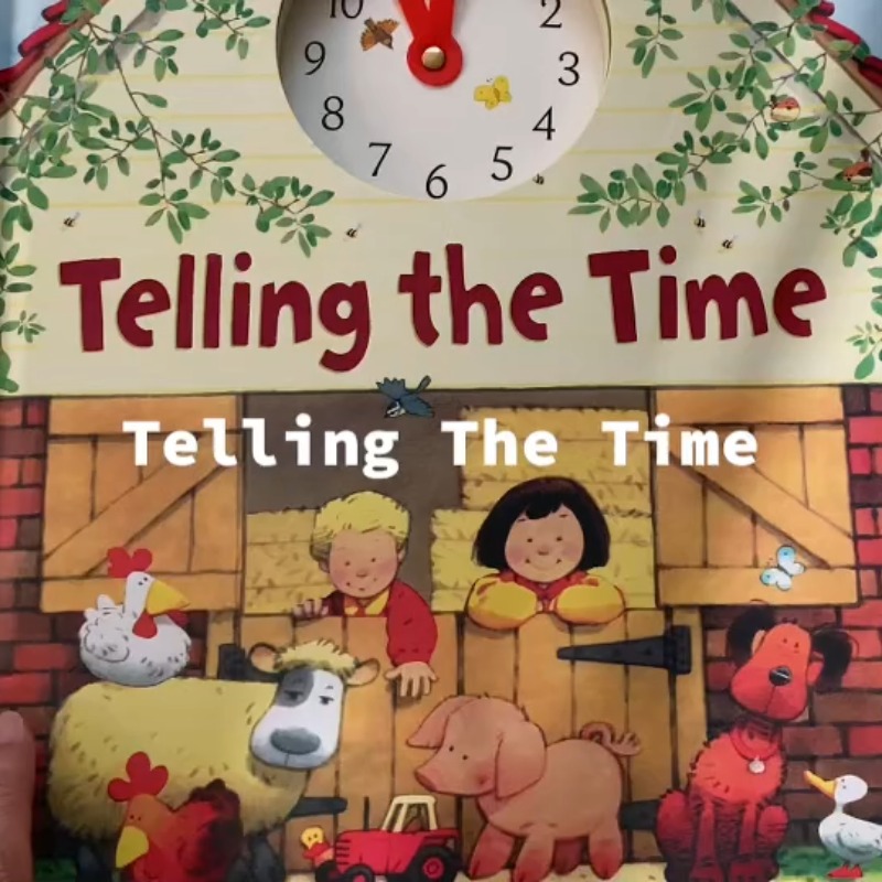 หนังสือบอร์ดบุ๊ก Telling the time