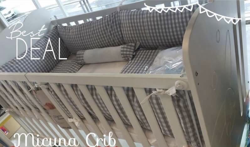 เตียงไม้ Micuna สีขาว ของใหม่ Made in Spain
