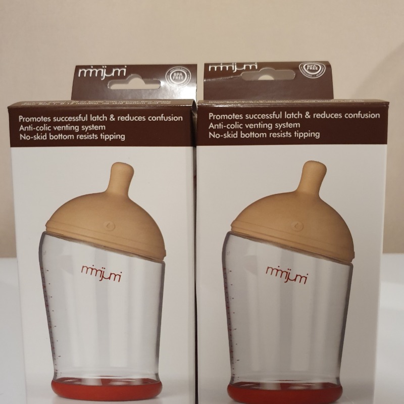สินค้าใหม่ MMJ001 ขวดนม Mimijumi 8 Oz จำนวน 2 ขวด