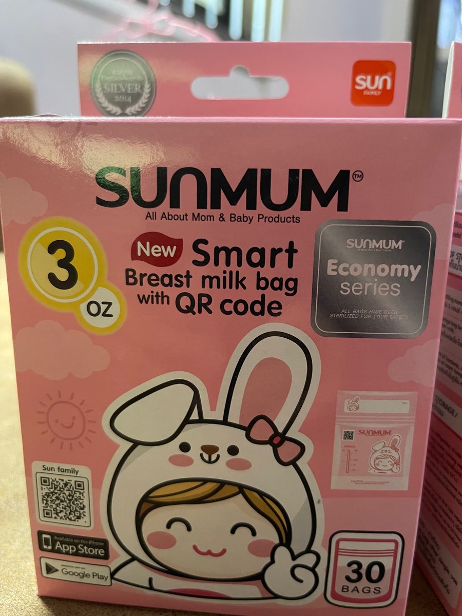 ส่งต่อ SUNMUM ถุงเก็บนมแม่ 3oz (4 กล่อง)