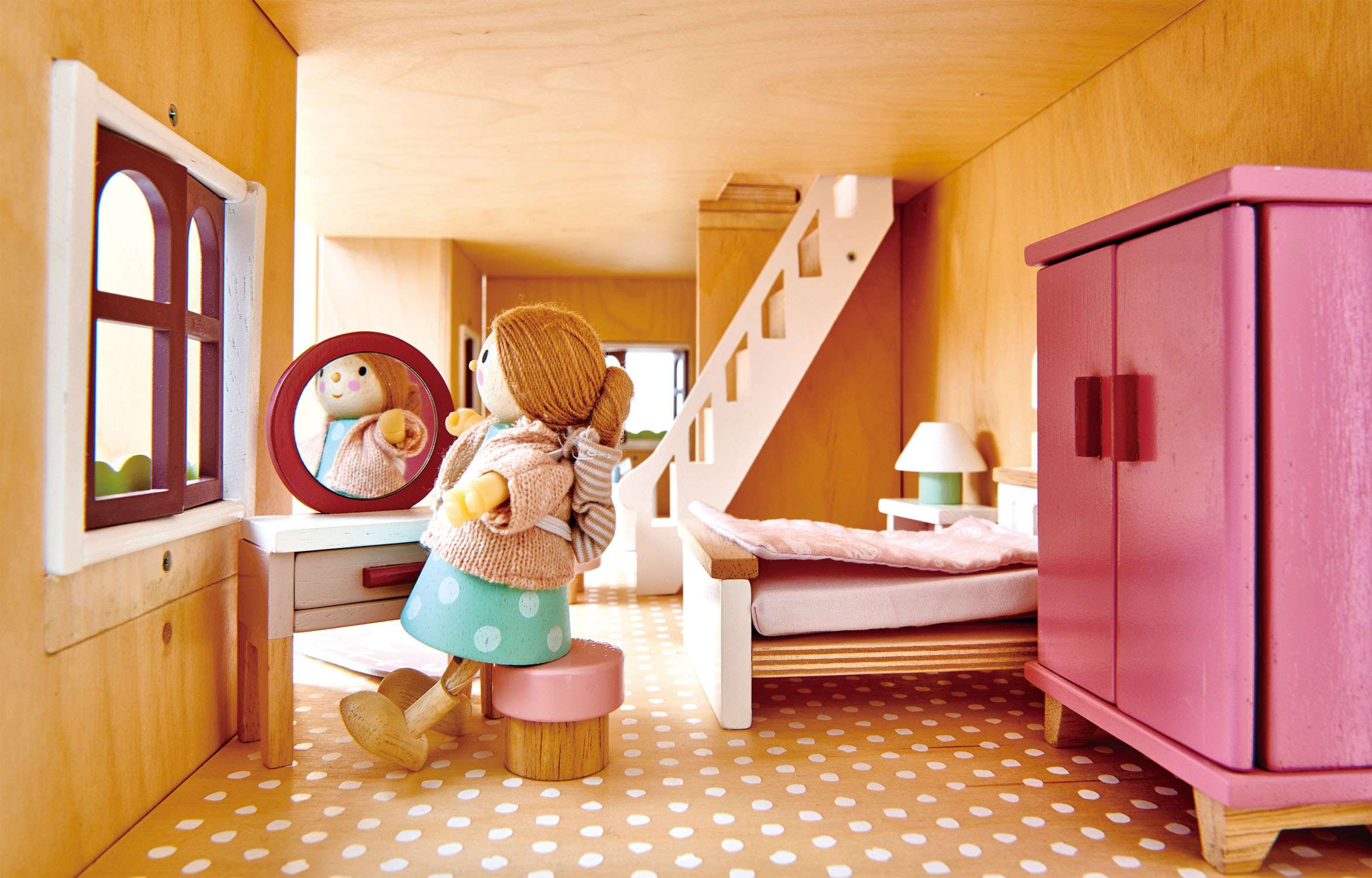 Tender Leaf Toys ของเล่นไม้ บ้านตุ๊กตา เฟอร์นิเจอร์ห้องนอน Dolls House Bedroom Furniture