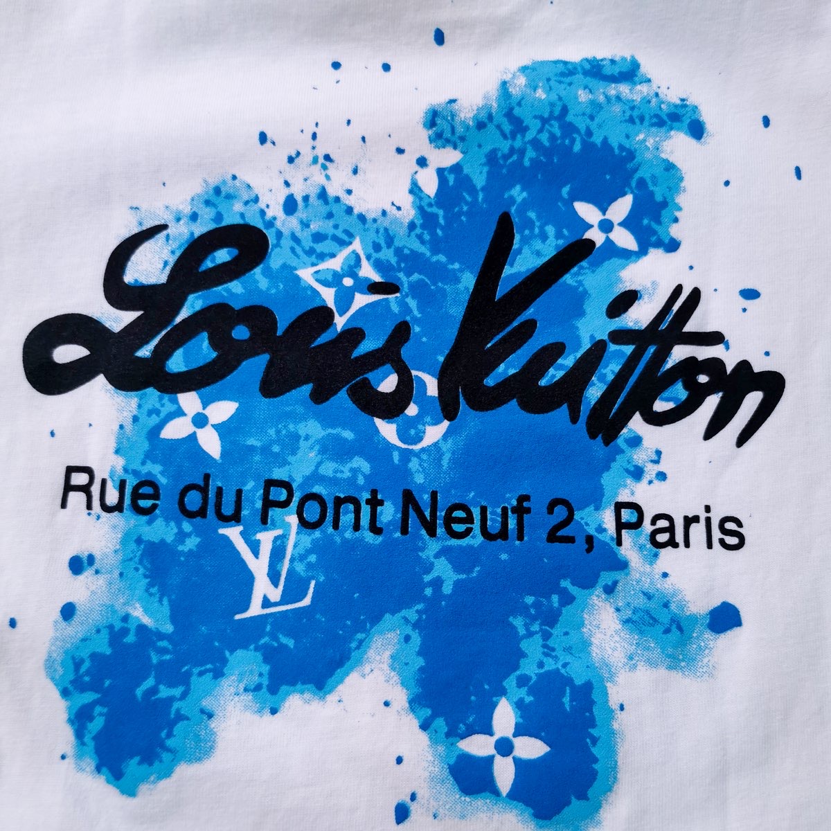 เสื้อยืดแขนสั้น เด็ก Louis Vuitton Paris Rue du Pont Neuf2,Paris