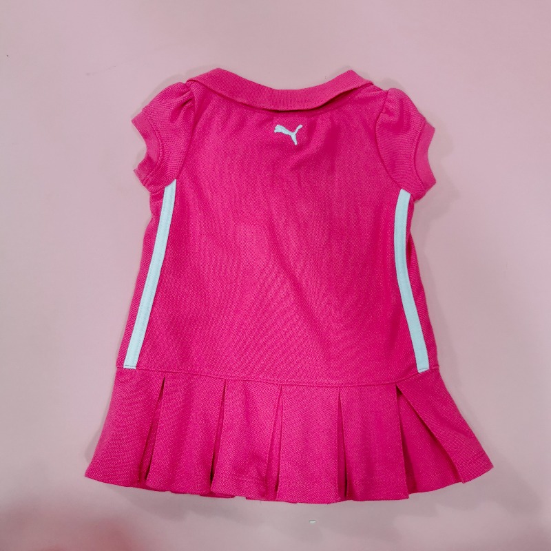 PUMA Kids Baby Girls' Polo Ruffle Dress And Diaper Set