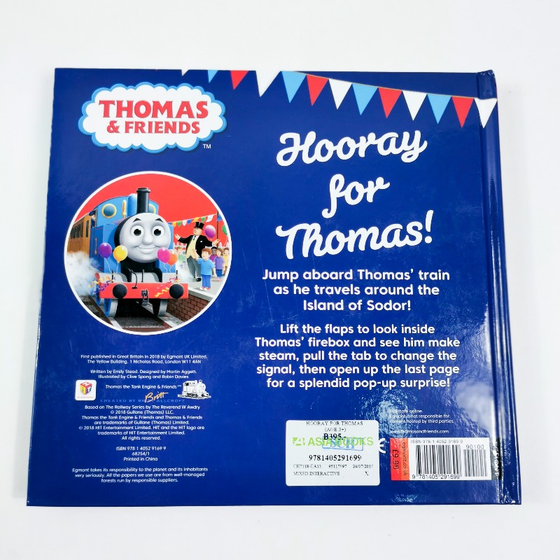 หนังสือ THOMAS & FRIENDS HOORAY FOR THOMAS