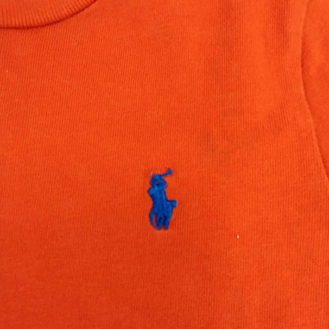 Polo เสื้อยืดแขนสั้นสีส้ม  ไซส์24m