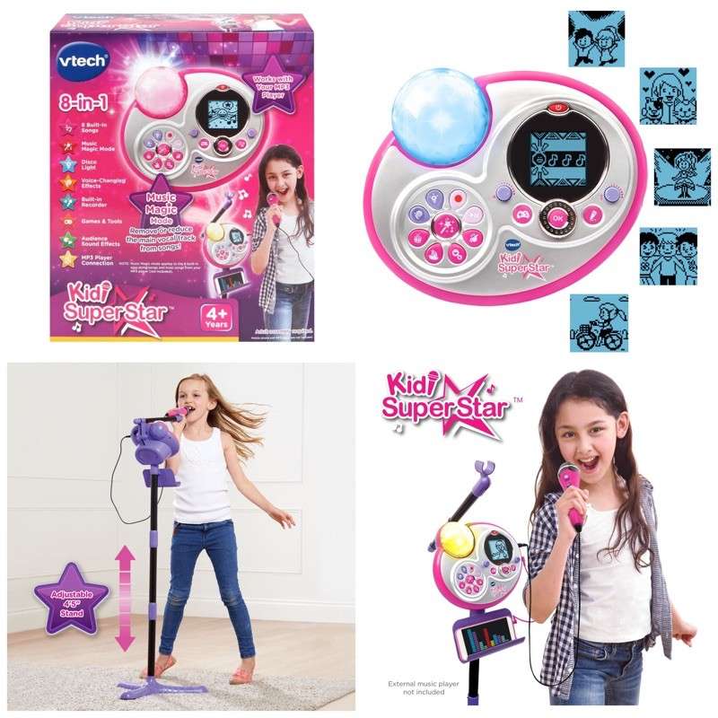 VTech Kidi Super Star Karaoke System with Mic Stand