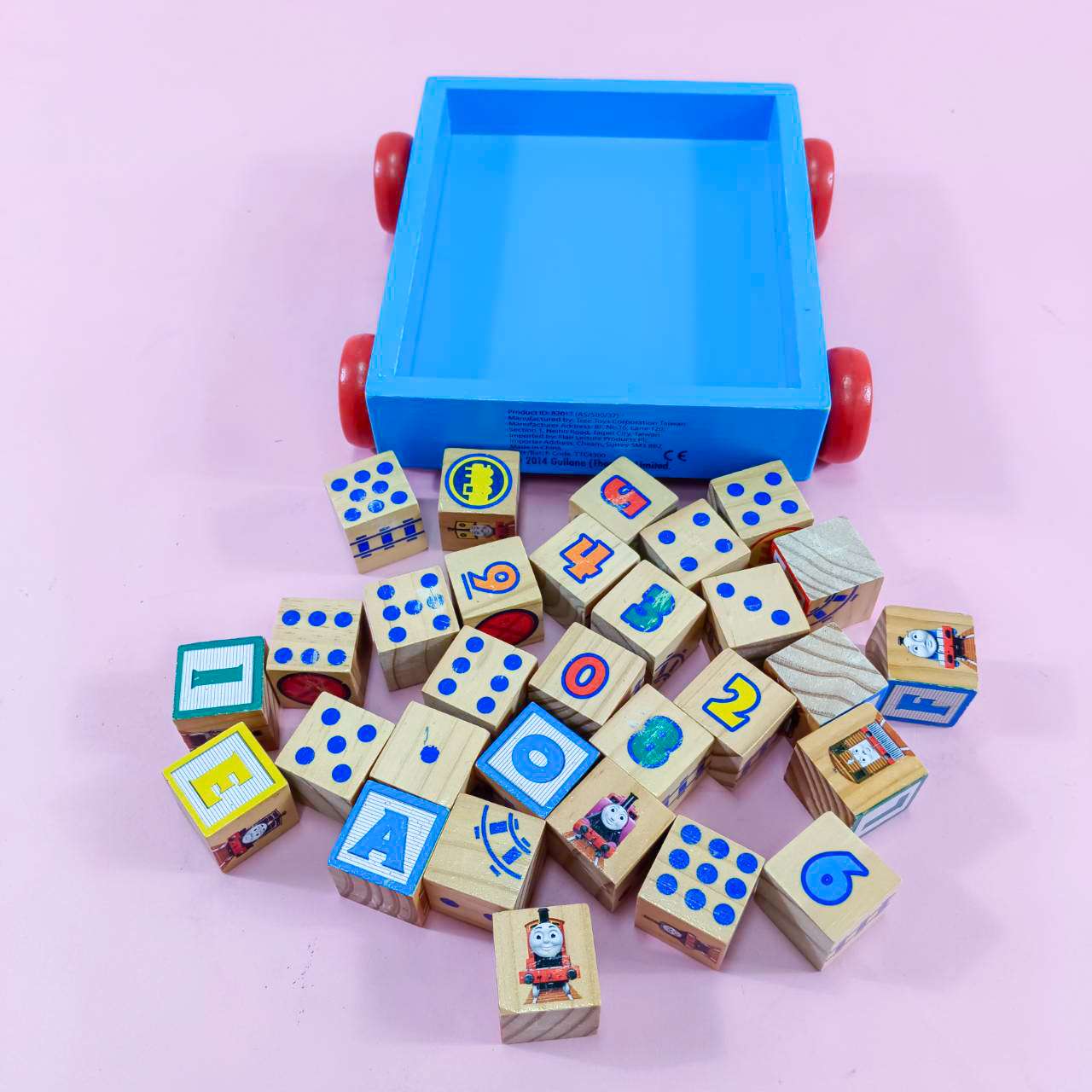 ชุดบล็อคไม้ A-B-C Classic Alphabet Block Cartของเล่น,ของเล่นเสริมพัฒนาการ melissa & doug