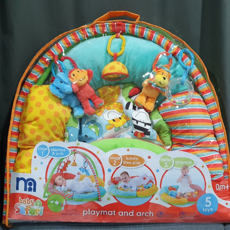 Mothercare Baby Safari Playmat and Arch