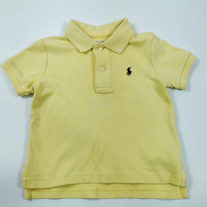 เสื้อเด็กโปโลเด็ก Ralph Lauren size 18M สีเหลือง