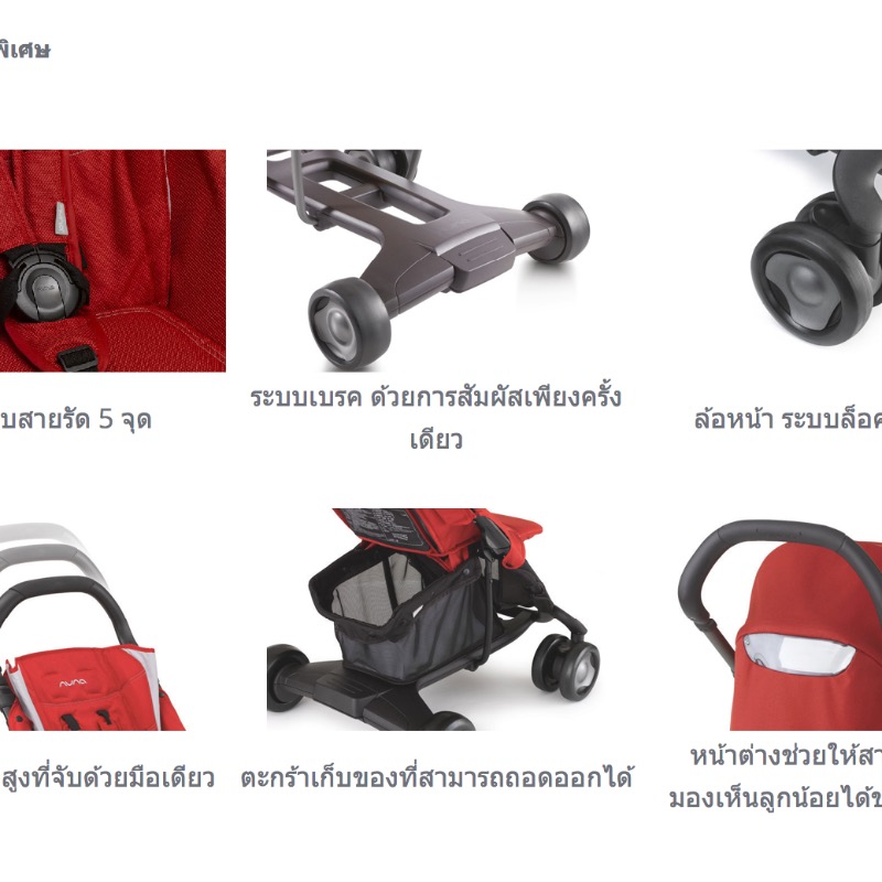 รถเข็นNuna Buggy รุ่น Pepp luxx สภาพ95% พับเล็กแข็งแรง