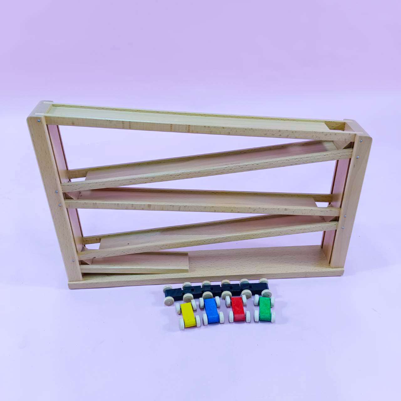 ของรางไม้+รถWooden Ramp Racer.