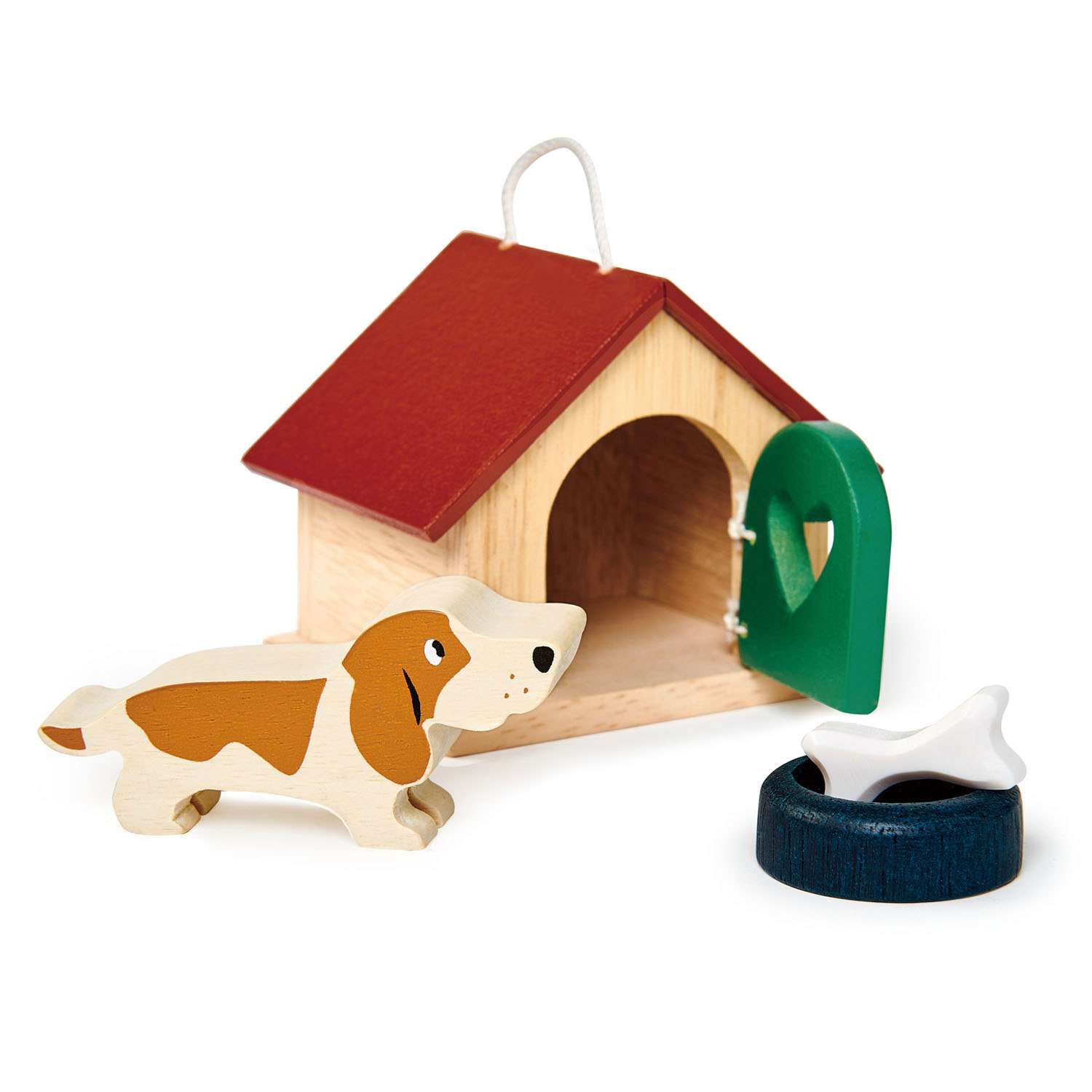 Tender Leaf Toys ของเล่นไม้ บ้านตุ๊กตา ชุดสัตว์เลี้ยงสุนัข Pet Dog Set