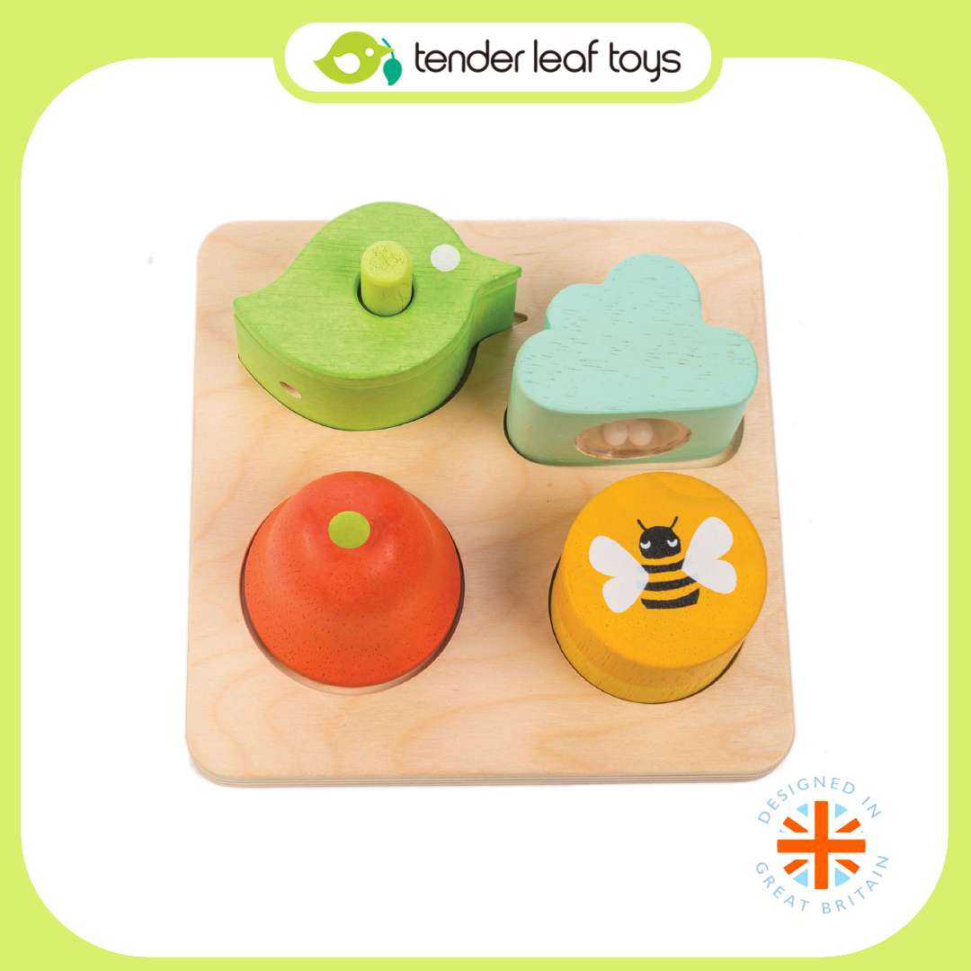 Tender Leaf Toys ของเล่นไม้ ของเล่นเด็กเล็ก ชุดพัฒนาการด้านเสียง Audio Sensory Tray