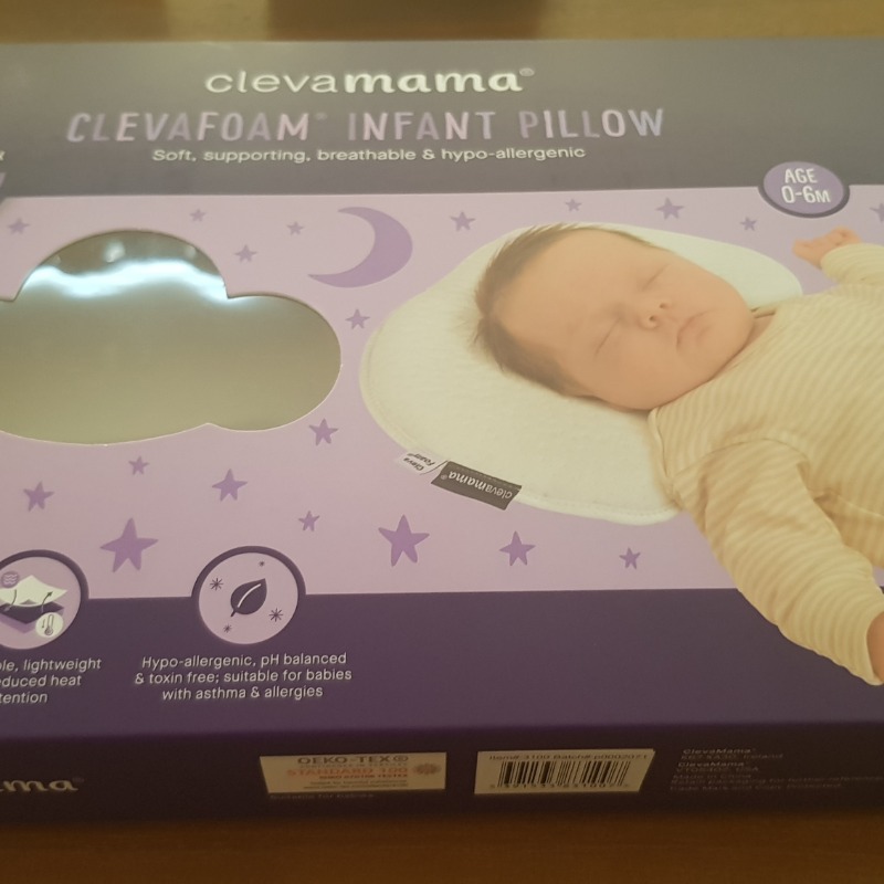 หมอน Clevafoam สำหรับทารก 0-6 เดือน (หมอนหลุม)