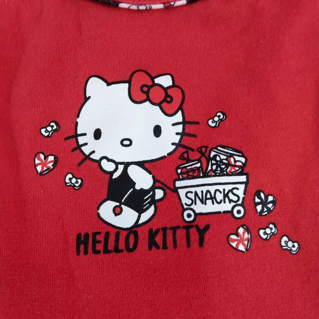 Hello Kitty ชุดเดรสกระโปรงสีแดงไซส์105 