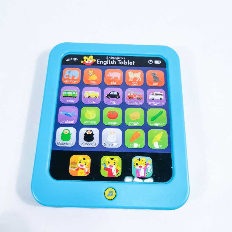 shimajiro english Tablet แท็บเล็ต ชิมาจิโร่ 2 ภาษา สอนคำศัพท์ สอนสี เพลงดนตรี