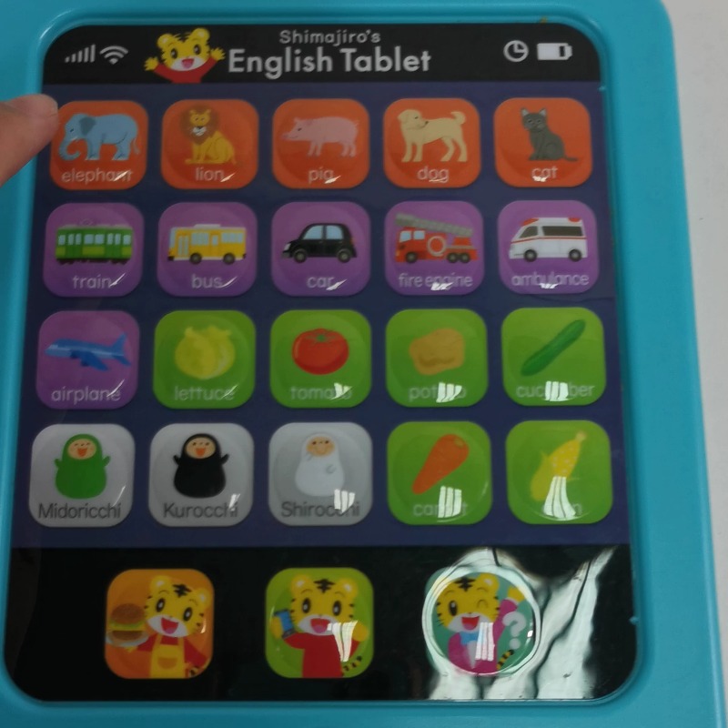 shimajiro english Tablet แท็บเล็ต ชิมาจิโร่ 2 ภาษา สอนคำศัพท์ สอนสี เพลงดนตรี