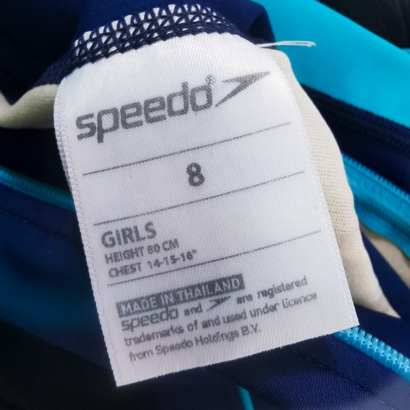 ชุดว่ายน้ำเด็ก speedo Size 8 GIRLS HEIGHT 60 CM