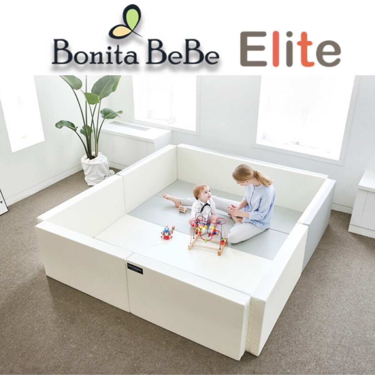 Bonitabebe คอกกันเด็ก รุ่น Elite ขนาด Large Plus