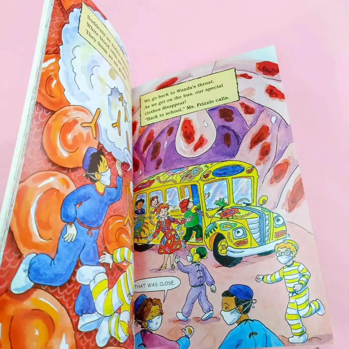 หนังสือนิทานภาษาอังกฤษ The Magic School Bus Fights Germs