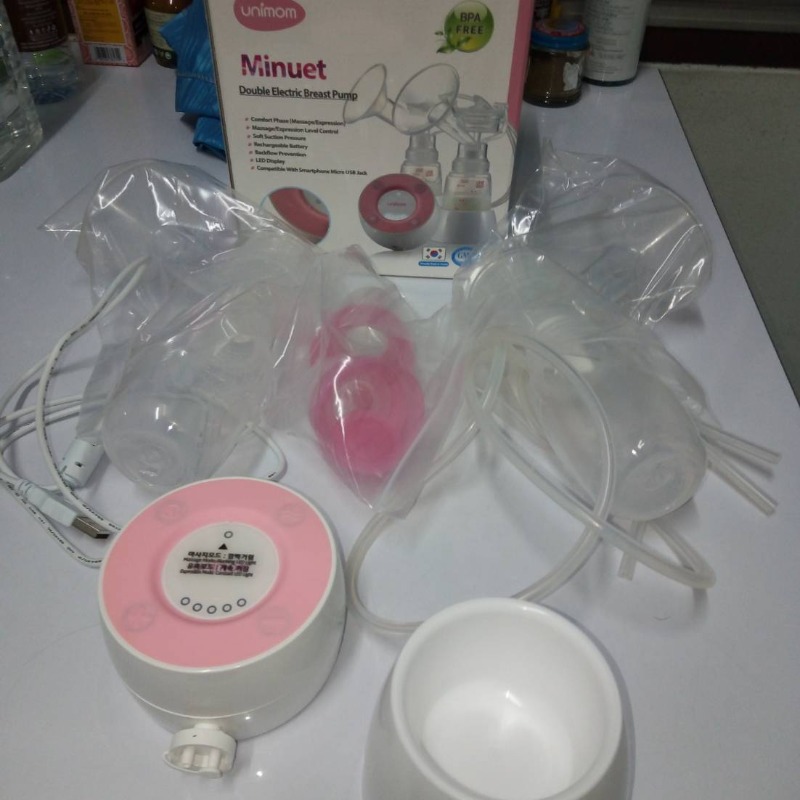 เครื่องปั๊มนม 3 รุ่นให้เลือก Unimom minuet, Brusta Miracle Two Plus, PIGEON