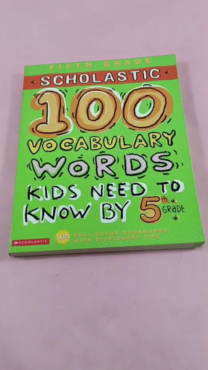 vocabulary words kids need to know by 5th geade เขียว