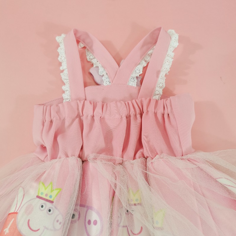 ชุดเดรส peppa pig Size S สภาพใหม่มาก สีสดน่ารักมาก