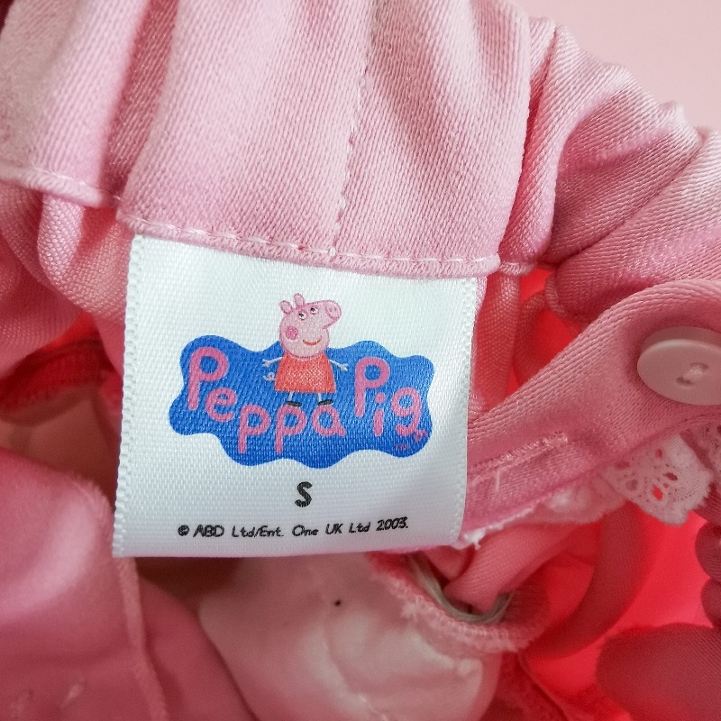 ชุดเดรส peppa pig Size S สภาพใหม่มาก สีสดน่ารักมาก