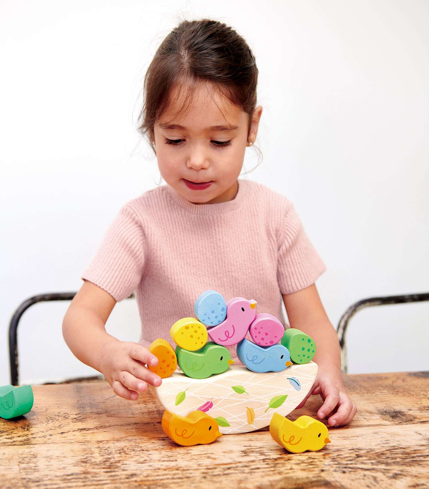Tender Leaf Toys ของเล่นไม้ ของเล่นเสริมพัฒนาการ นกน้อยโยกเยก Rocking Baby Birds