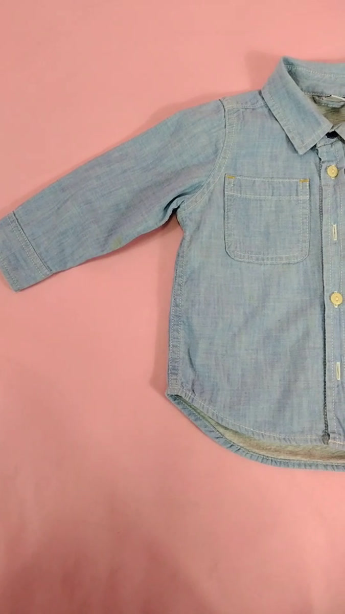 baby Gap 1969 เสื้อยีนส์แขนยาวไซส์90cm