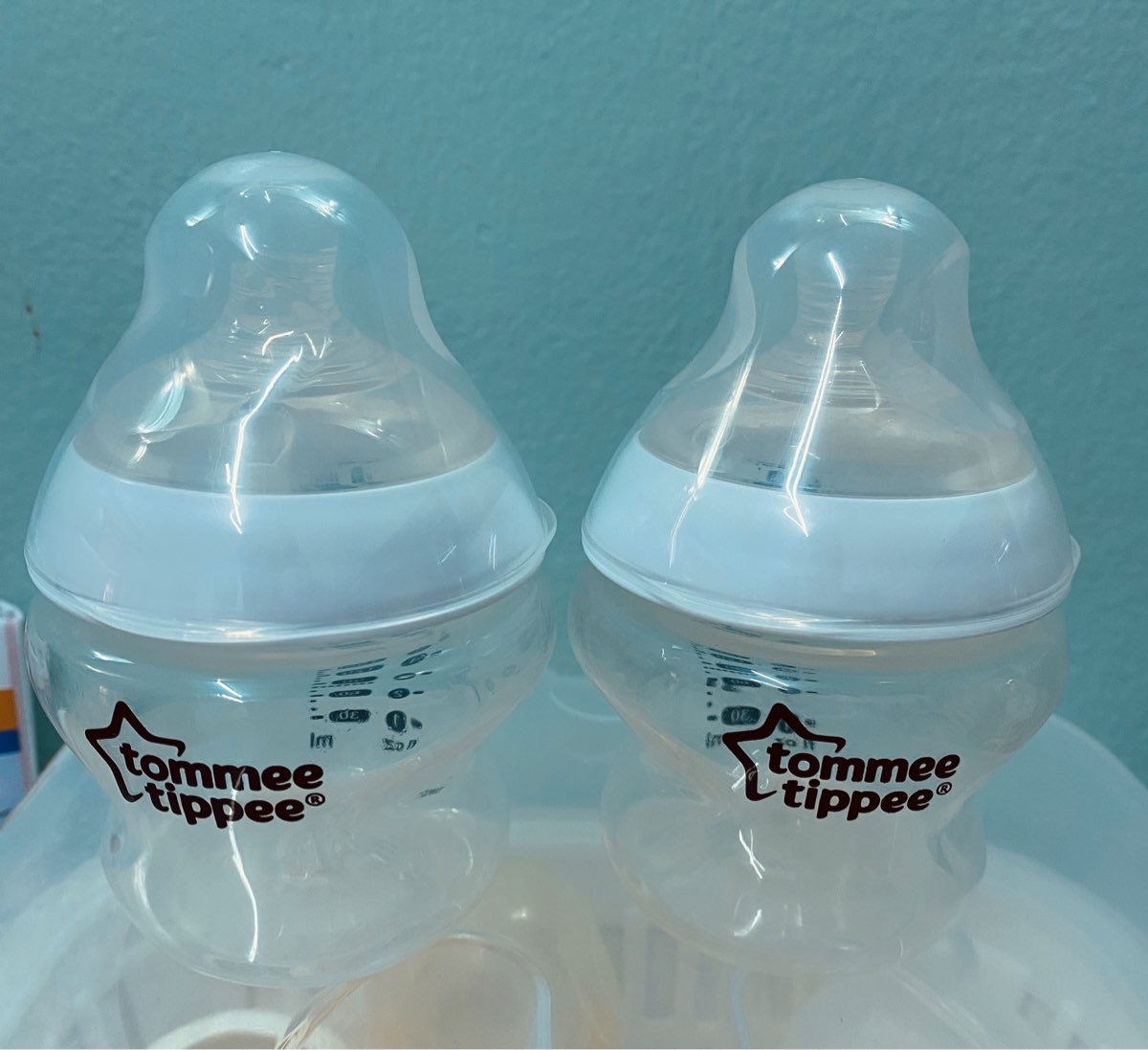 Tommee Tippee Closer to Nature PP Bottle 2pk 150ml/5oz ขวดนม ทอมมี่ ทิปปี้ รุ่น Closer to Nature ขนาด 5 oz พร้อมจุกนม