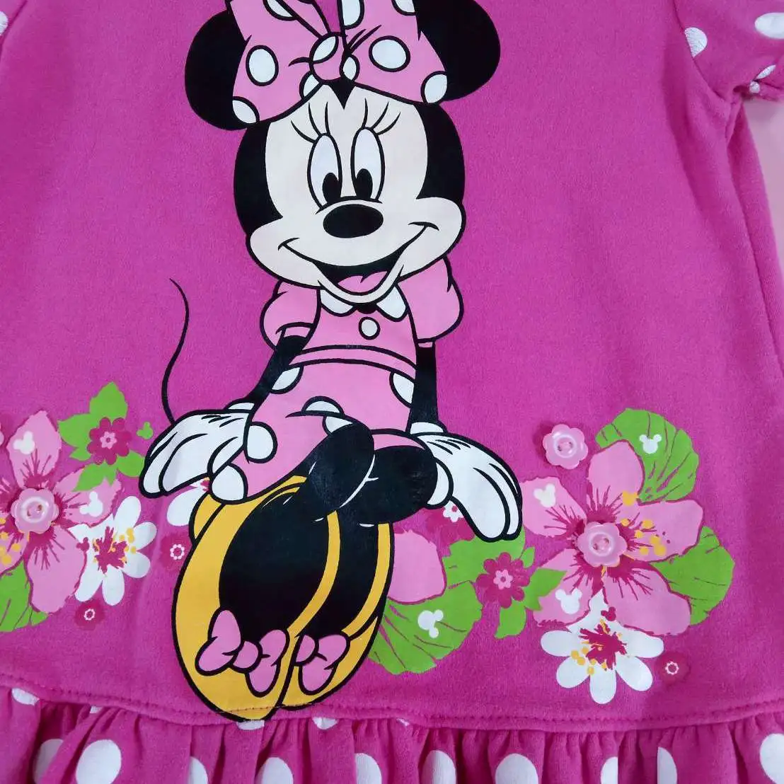 COOL PLANEY Disney เสื้อแขนสั้นสีชมพู ไซส์ M 