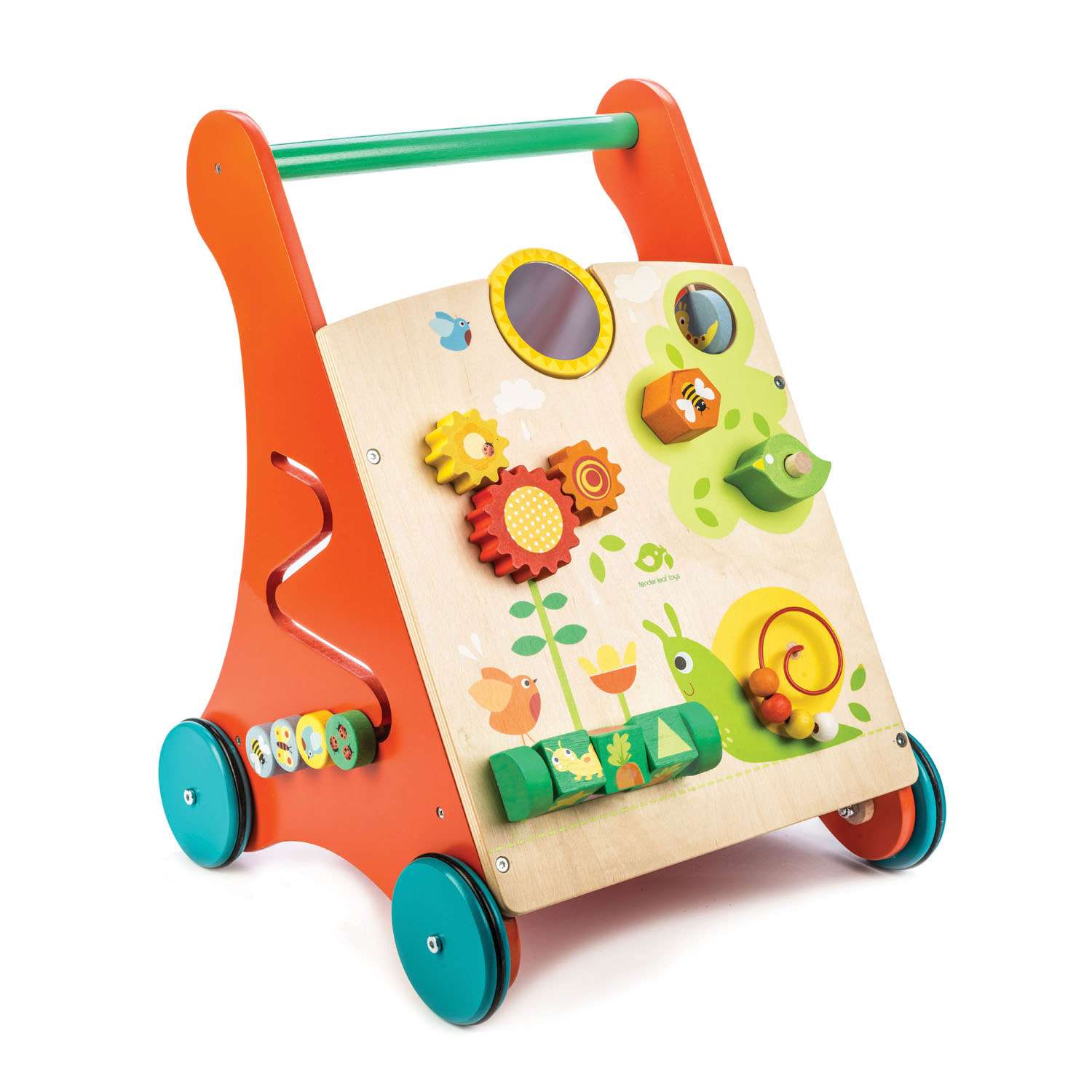 Tender Leaf Toys ของเล่นไม้ ของเล่นเด็ก รถเข็นฝึกเดินพร้อมกิจกรรม Baby Activity Walker