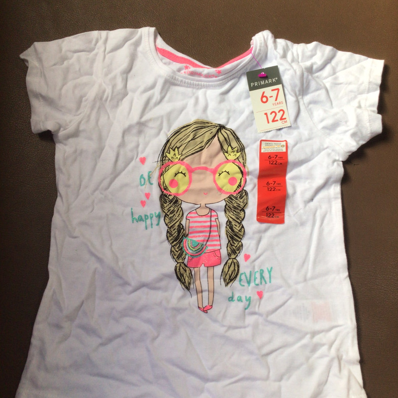 เสื้อยืด Primark ไซส์ 6-7 หน้าอก 26-28
