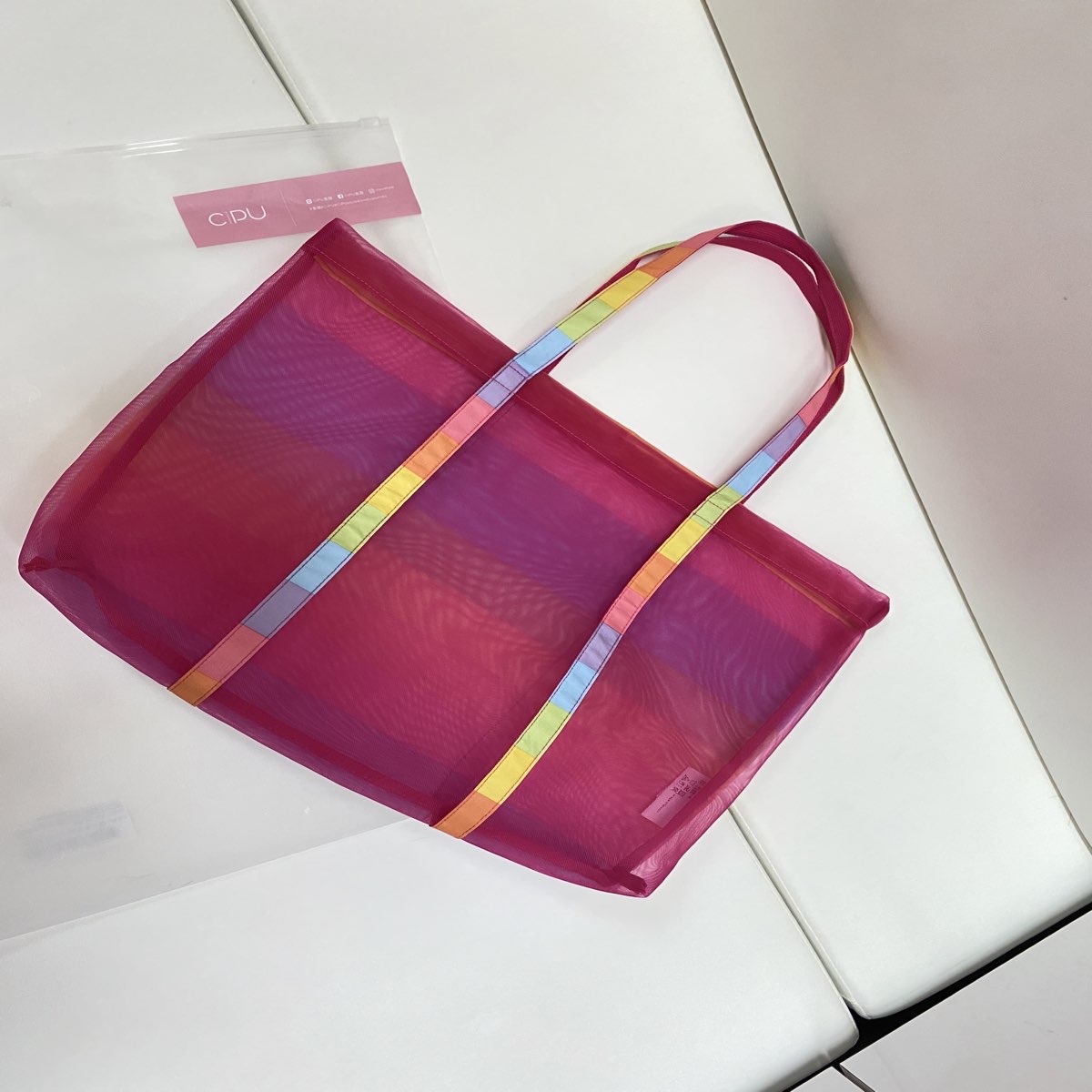 กระเป๋าใส่ของลูก กระเป๋า CiPU รุ่น Rainbow Tote size M
