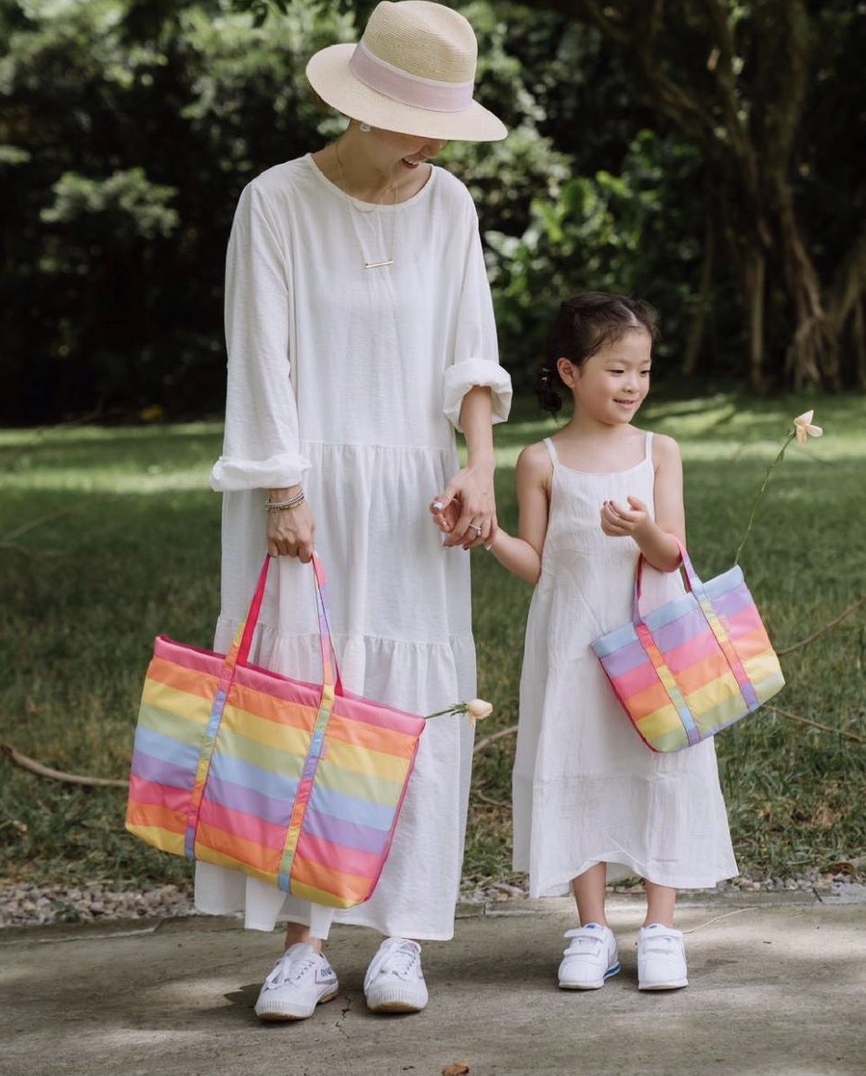 กระเป๋าใส่ของลูก กระเป๋า CiPU รุ่น Rainbow Tote size M