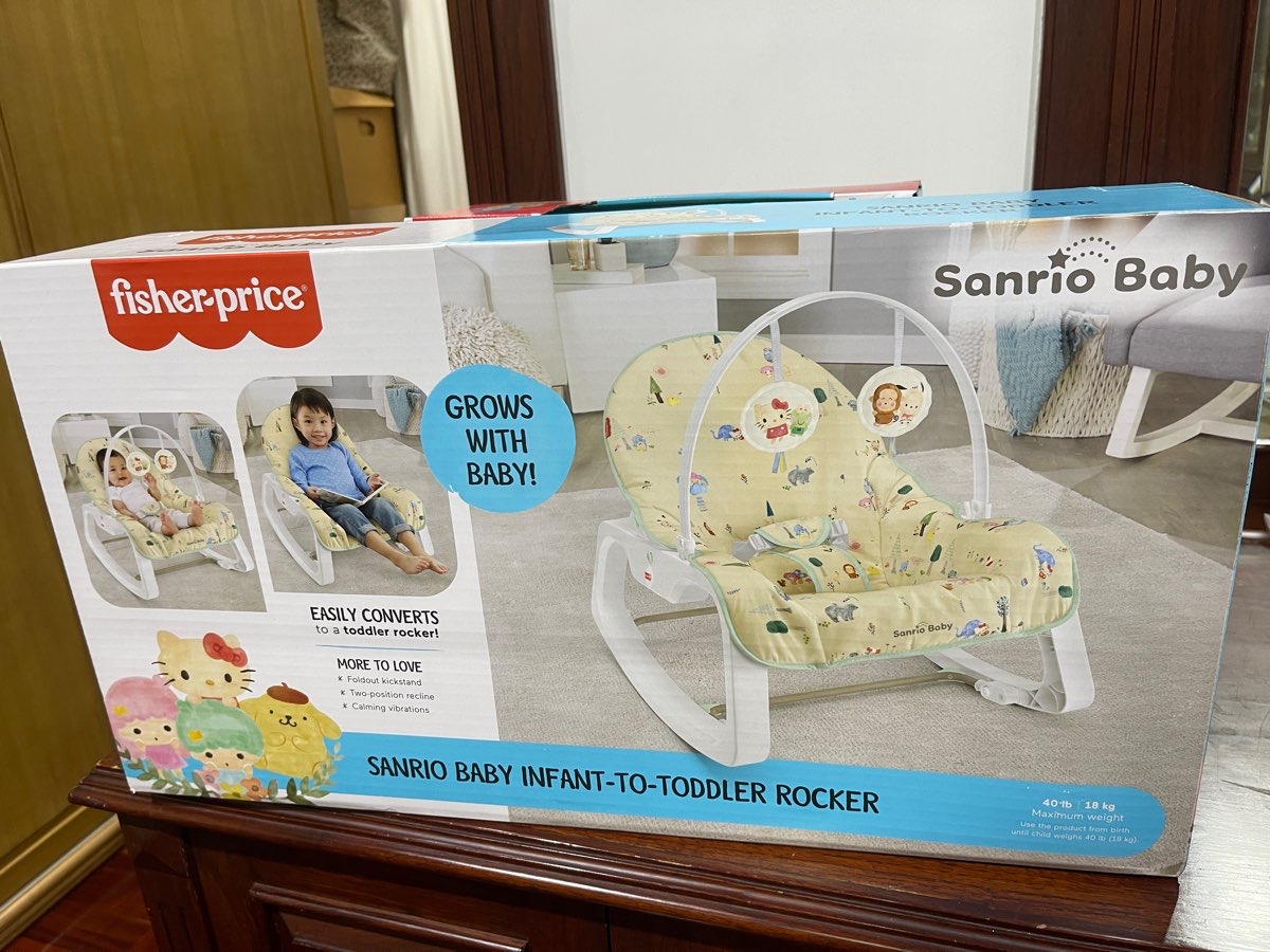Sanrio baby infant to toddler rocker bouncer เปลนอนทารกถึงเด็กเล็ก