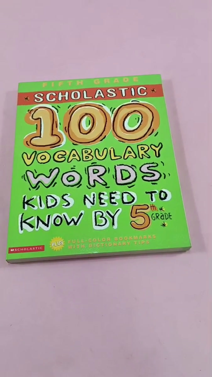  100 vocabulary words kids need to know by 5th grade เขียว 