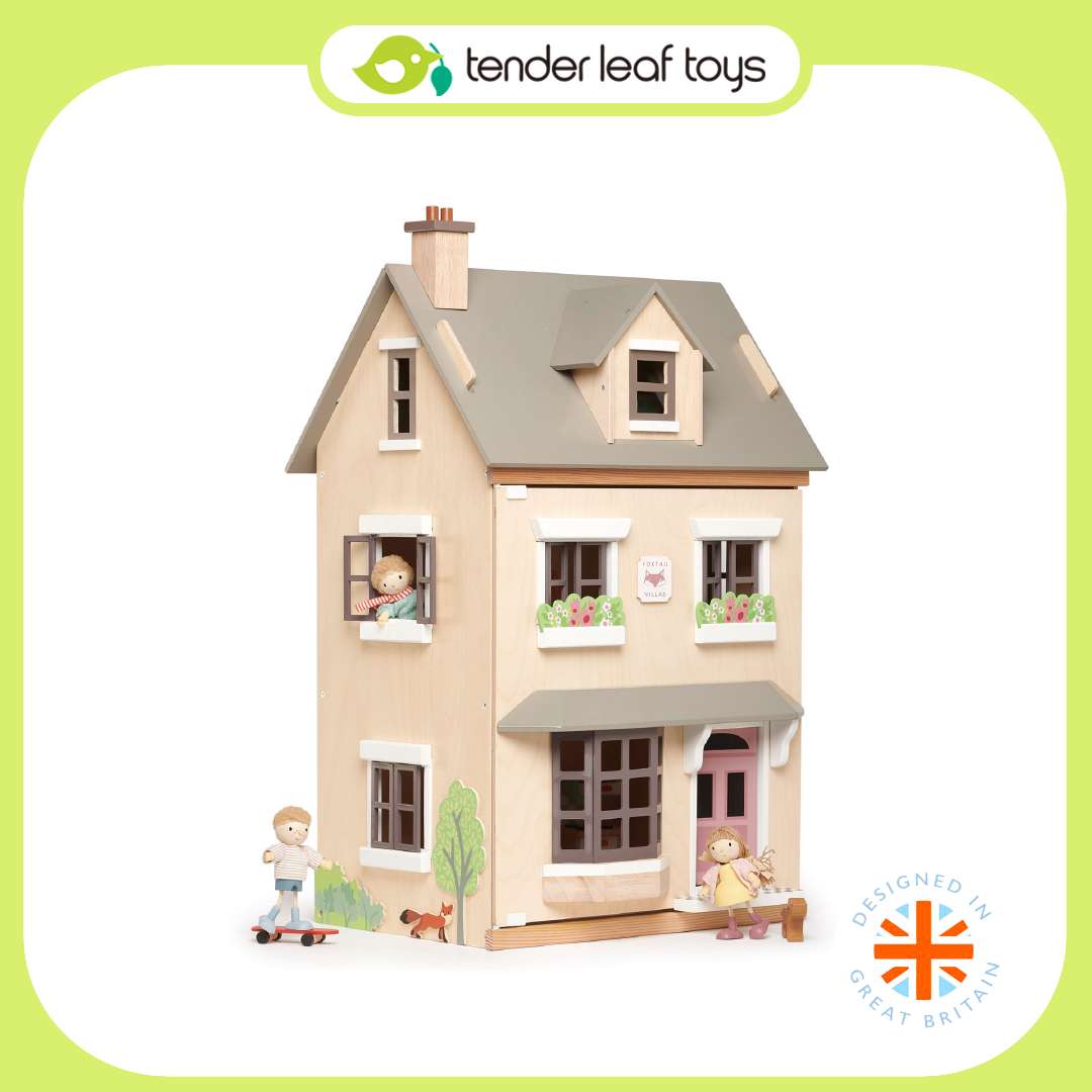 Tender Leaf Toys ของเล่นไม้ บ้านตุ๊กตา ฟ็อกซ์เทล วิลล่า Foxtail Villa
