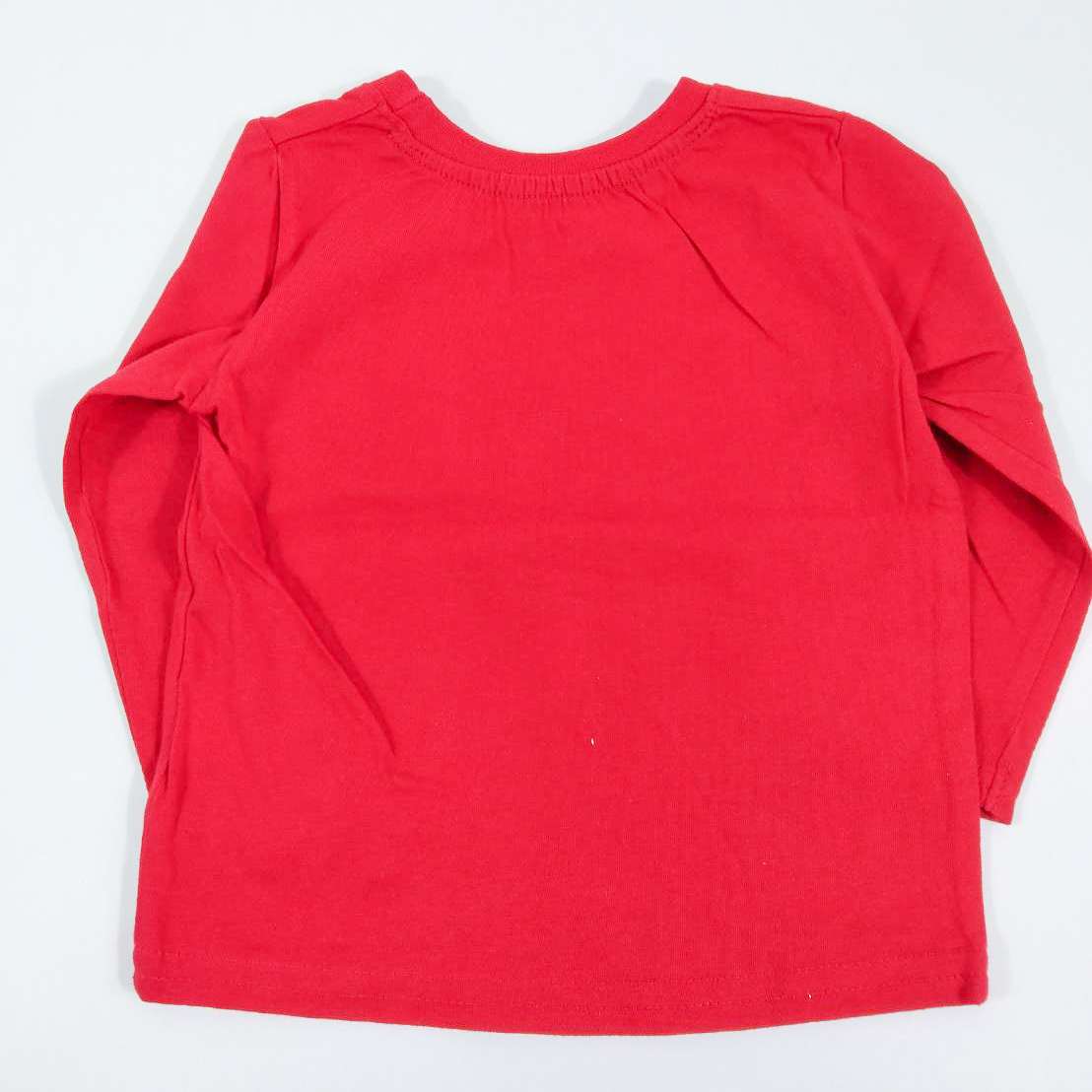 PRIMARK  เสื้อยืดแขนยาวสีแดง 9-12 