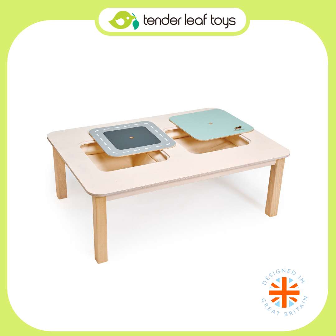 Tender Leaf Toys เฟอร์นิเจอร์เด็ก เฟอร์นิเจอร์ไม้ โต๊ะหรรษา Play Table