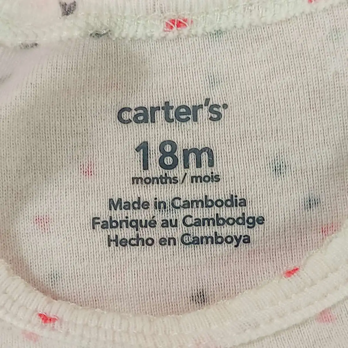 carter's ชุดหมีแขนสั้นขาเว้าสีขาวลายหัวใจcarter's ชุดหมีแขนสั้นขาเว้าสีเทาลายดอกสีขาวcarter's ชุดหมีแขนสั้นขาเว้าสีชมพู 