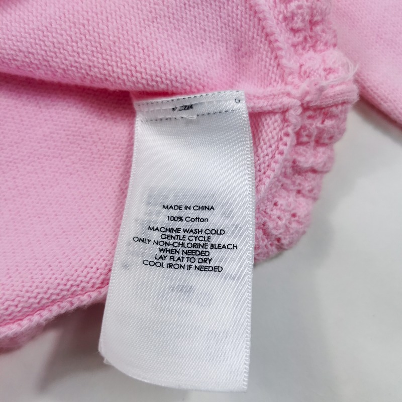 เสื้อกันหนาวไหมพรมเด็ก Ralph Lauren size 9M สีชมพู