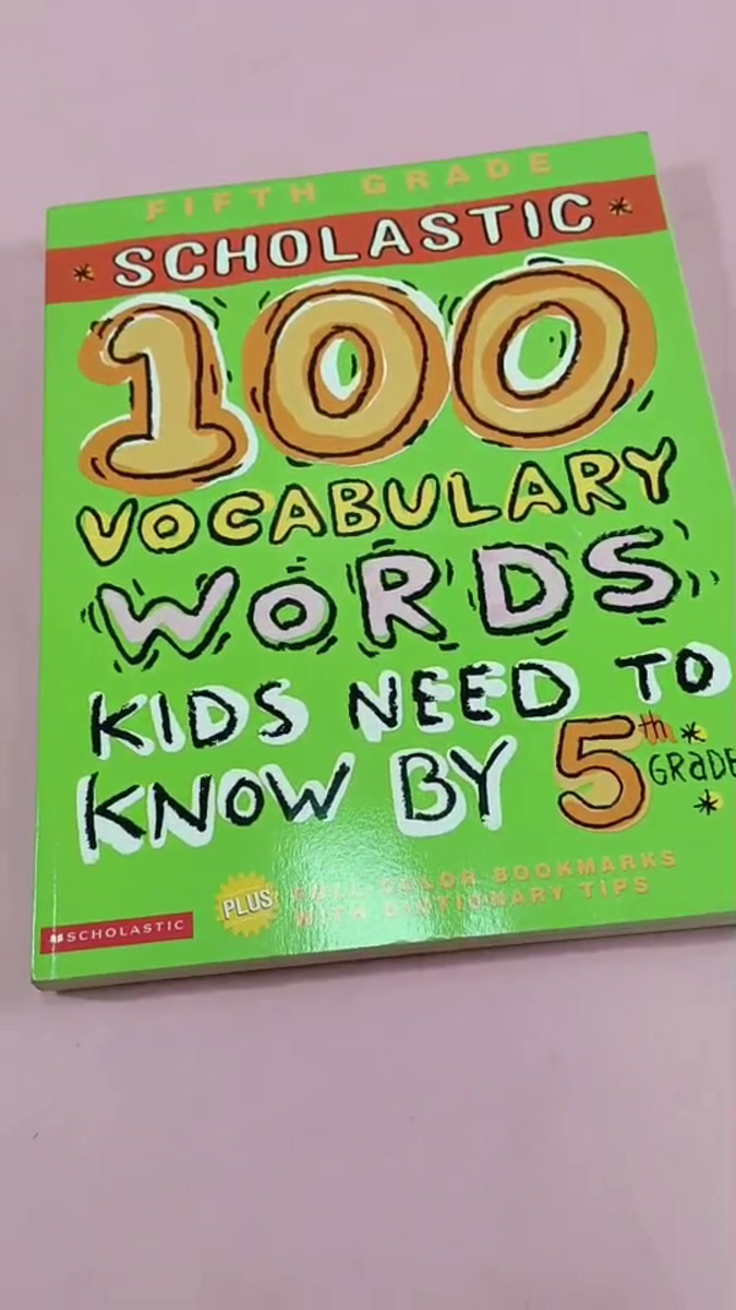 vocabulary words kids need to know by 5th geade เขียว