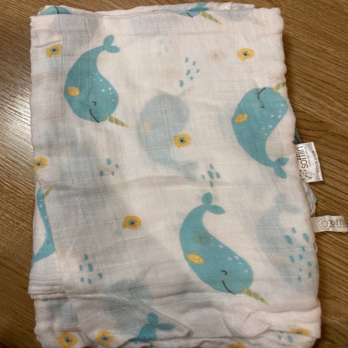 ผ้าห่อตัว Cloud Island Muslin Blankets แพคละ4 ผืน ขนาดแต่ละผืน 50X50 นิ้ว