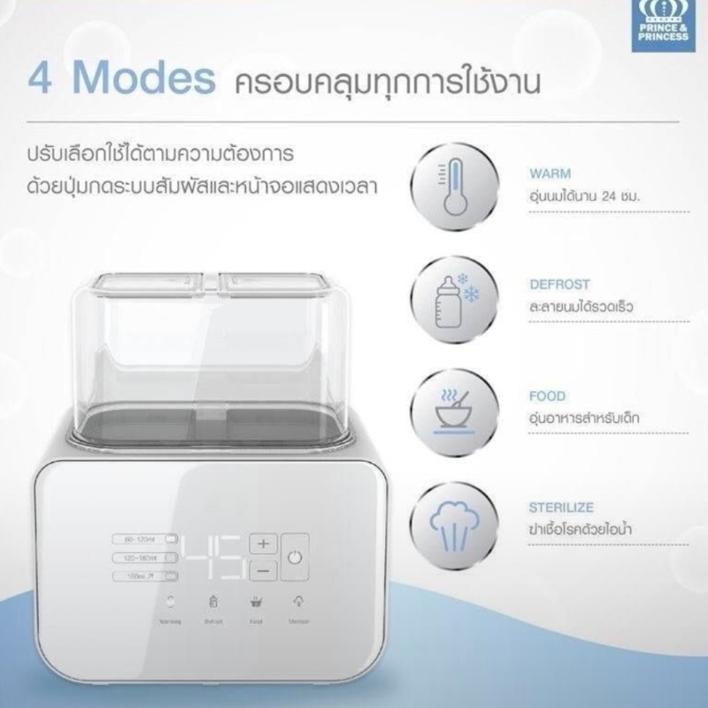 59S.UV​ Sterlizer+Prince&Princess​ เครื่องอุ่นนม
